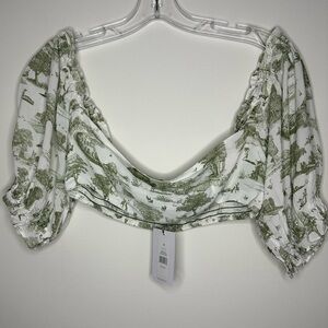 WeWoreWhat Vintage Toile top
